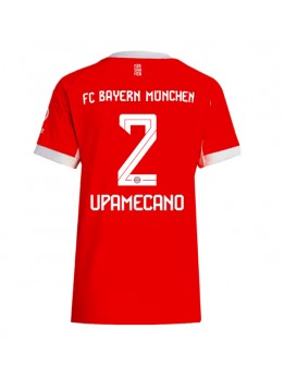 Billige Bayern Munich Dayot Upamecano #2 Hjemmedrakt Dame 2025-26 Kortermet